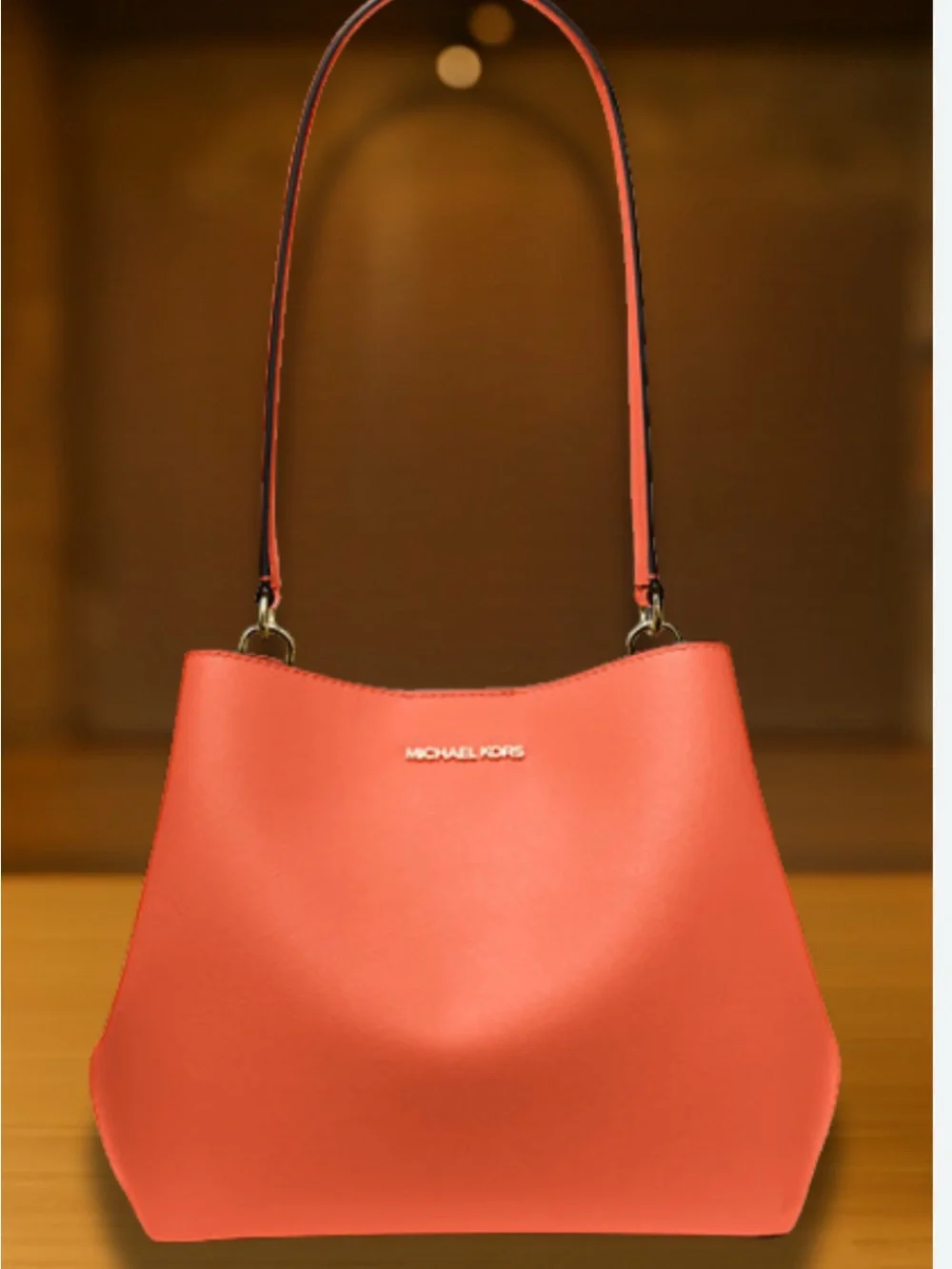 Michael Kors - Pratt medium Orange shoulder bag. Brand New With Tags retail $448